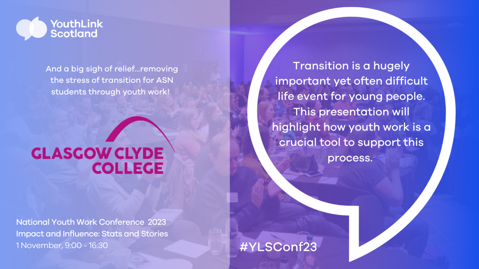 National Youth Work Conference | YouthLink Scotland